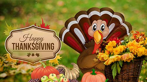 Happy Thanksgiving! Free Turkey Fun eCards, Greeting Cards | 123 Greetings