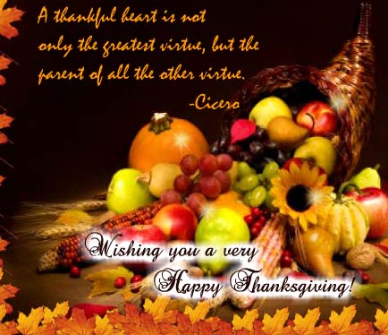 A Thankful Heart. Free Happy Thanksgiving eCards, Greeting Cards | 123 ...