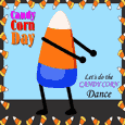 A Candy Corn Dance Card For You.