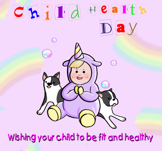 My Child Health Day Ecard.