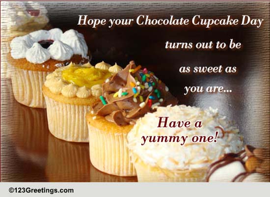A Day Filled With Chocolate Cupcake!