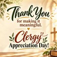 A Sincere Clergy Appreciation Day Wish