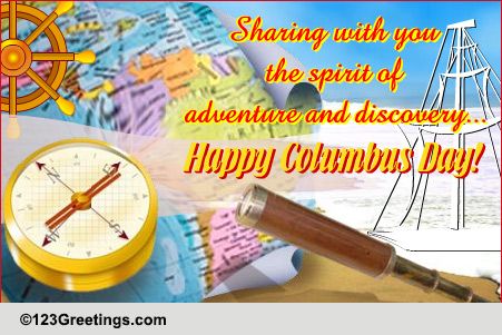Send Columbus Day Wishes!