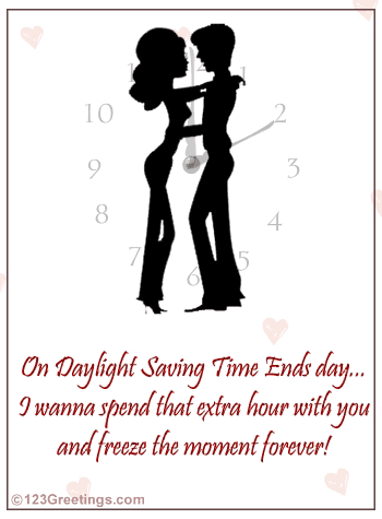 Daylight Saving Time Ends Wishes...