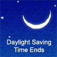 Daylight Saving Time Ends!