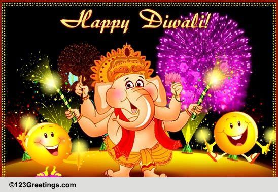 Diwali Celebrations With Lord Ganesha!