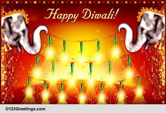 Diwali Fireworks & Wishes!