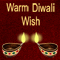 A Warm Diwali Wish With Diyas!