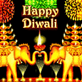 Beautiful Elephant Diyas!