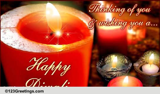 Diwali Candles & Wishes!
