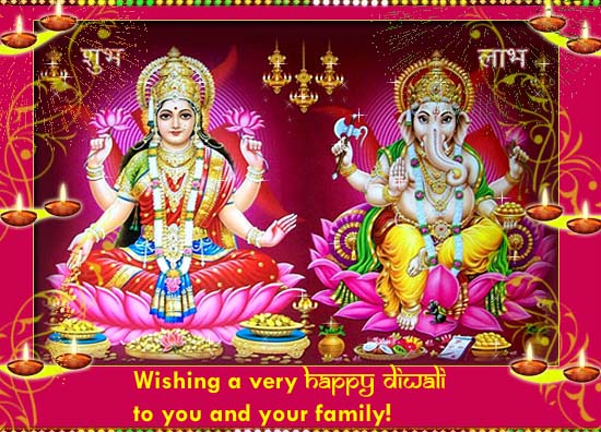 Happy Diwali To You And Your Family. Free Family eCards, Greeting Cards ...