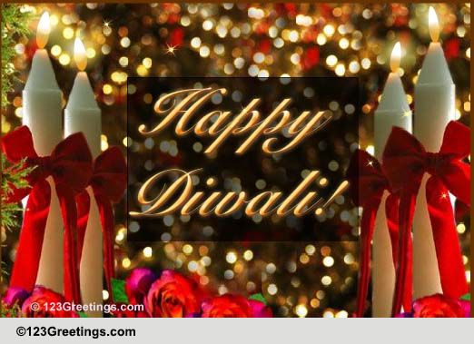 Glowing Diwali Wishes!