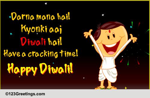 Have A Cracking Diwali...