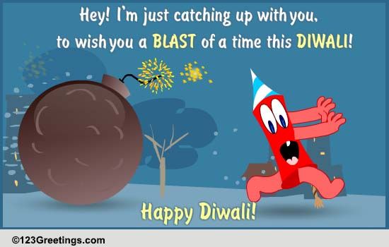 Fun Diwali Wish!