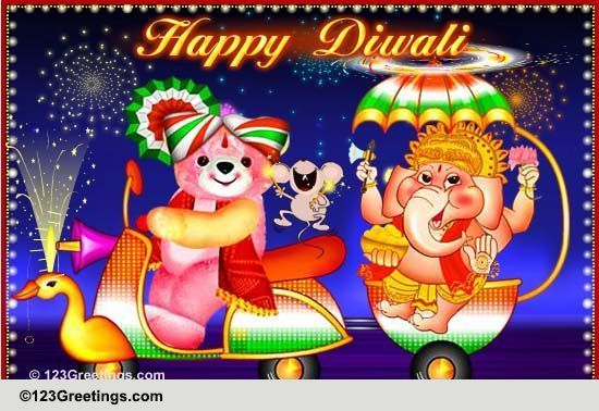 Diwali Wishes From Lord Ganesha & Me!