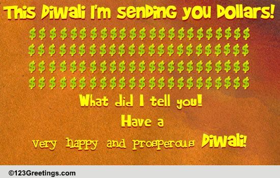 A Fun Diwali Wish!
