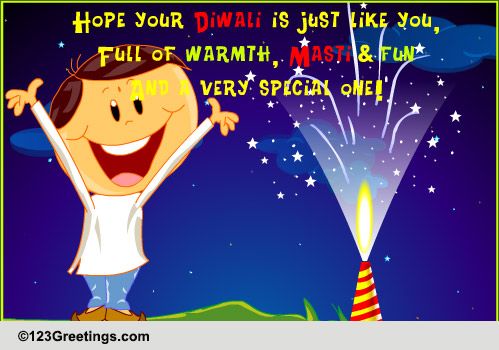 Diwali Fun Cards, Free Diwali Fun Wishes, Greeting Cards | 123 Greetings