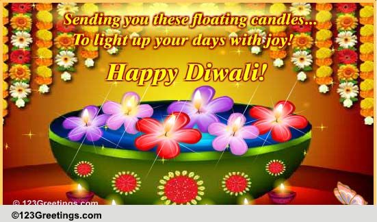 Floating Candles Diwali Gift!