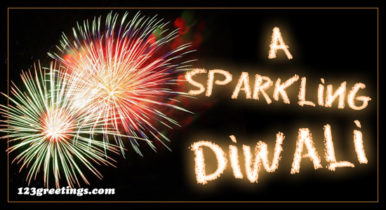 A Sparkling Diwali.