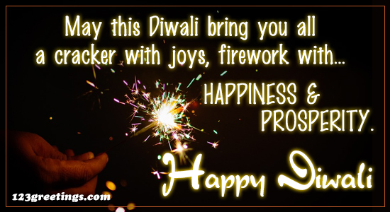 May This Diwali Bring You All...