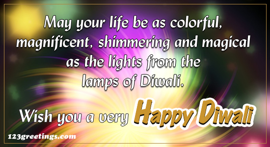 May Your Life Be As Colorful...
