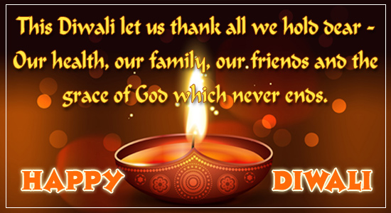 Wishing A Happy Diwali!