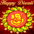 Diwali Ganesha Rangoli & Blessings!