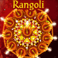 Beautiful Diwali Rangoli!