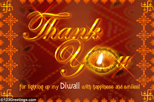 Thank You For Lighting Up My Diwali!