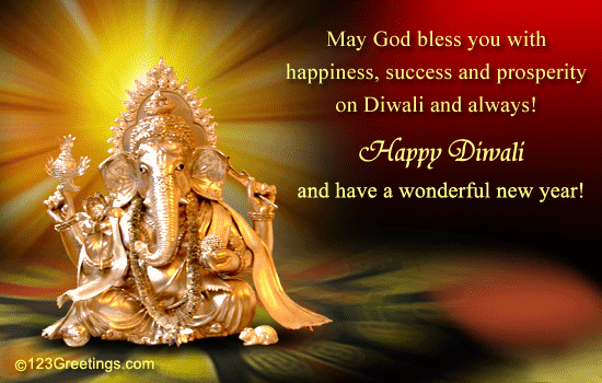 God's Blessings On Diwali...