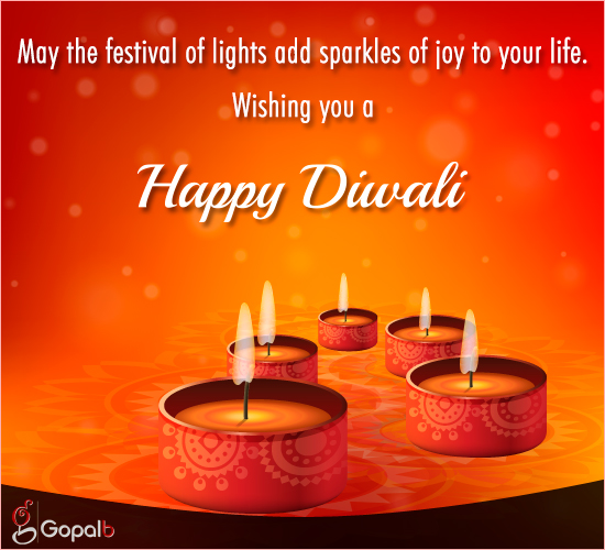 Add Sparkles Of Joy To Your Life! Free Happy Diwali Wishes eCards | 123 ...