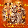 Blessings Of Ram And Sita On Dussehra.