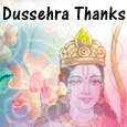 Dussehra Thank You Card...