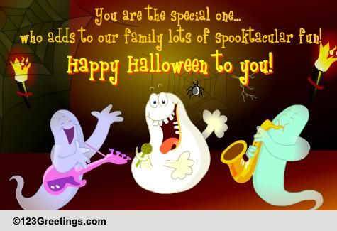 A Spooktacular Halloween Card!