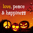 Halloween Love, Peace & Happiness.
