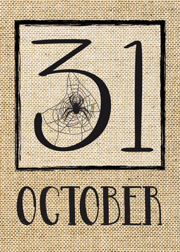 Halloween October 31 Creepy Spider.