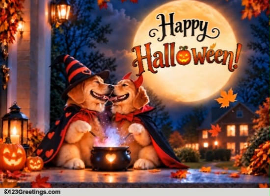 A Halloween Greeting For Your Love