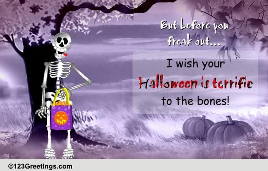 On Halloween Catch The Candy Bag!