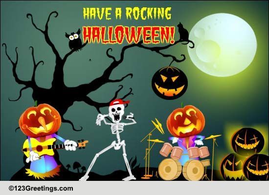 Halloween Pumpkin Rock!