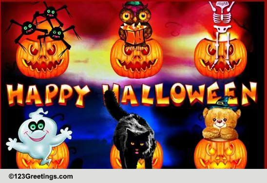 A Cheerful Carved Pumpkin Wish!