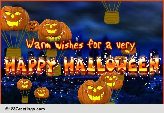 Halloween Wishes From Afar!