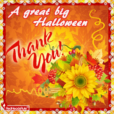 A Great Big Halloween Thank You!