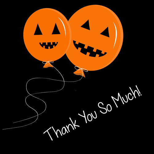 A Halloween Thank You!