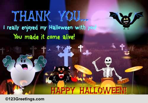 Send A Thankful Halloween Wish!