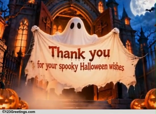 Thank Them For Their Spooky Wishes