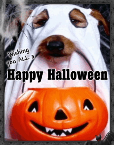 A Happy Halloween Doggy. Free Happy Halloween eCards, Greeting Cards ...