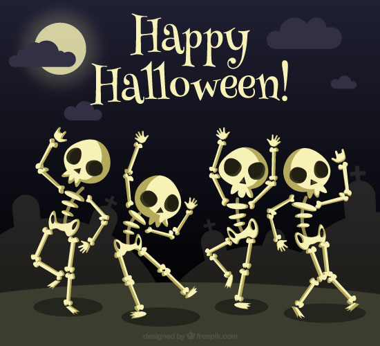 Happy Halloween Skeleton. Free Happy Halloween eCards 