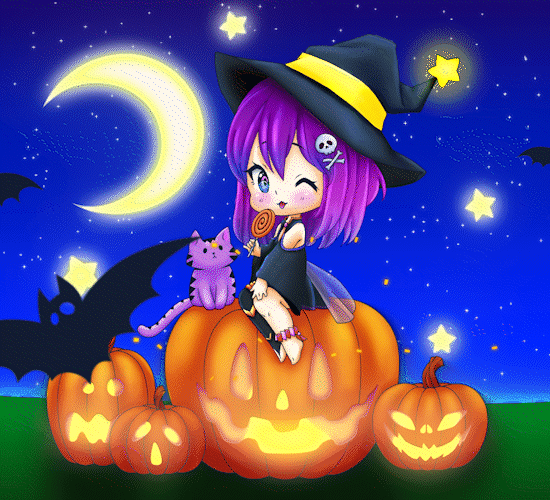 Halloween anime girl by PanosStamo on DeviantArt