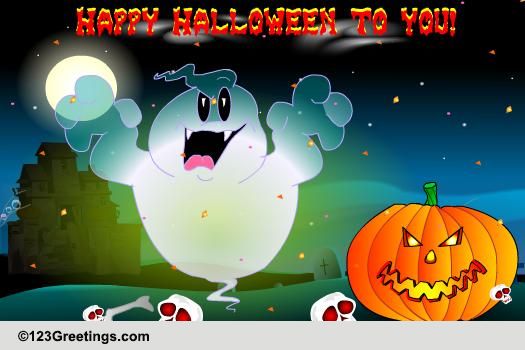 Halloween Talking Bear! Free Happy Halloween eCards, Greetings