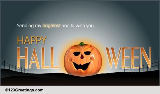 Halloween Greeting Card 25199 Happy Halloween To A Bewitching Daughter 